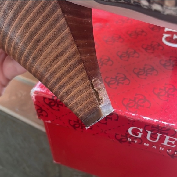 Guess by Marciano Ventura Snakeprint Heels - Picture 5 of 9